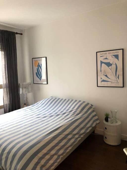 Appartement Cosy Et Calme - Au Coeur De Levallois - Avec Balcon Zewnętrze zdjęcie